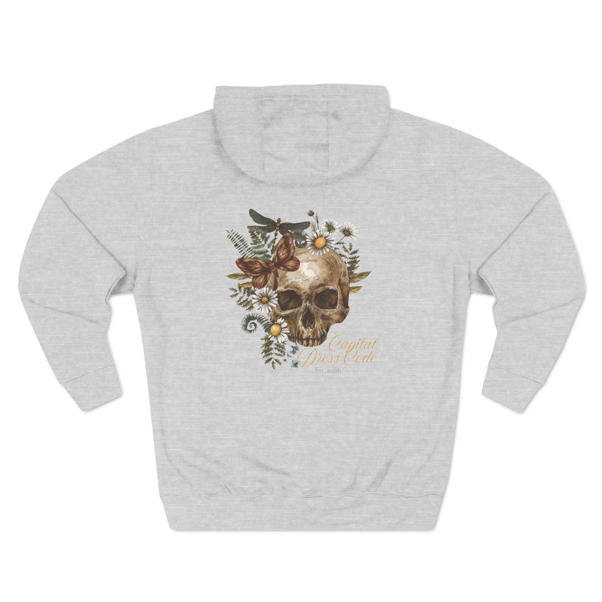 Skull & Wildflower Hoodie