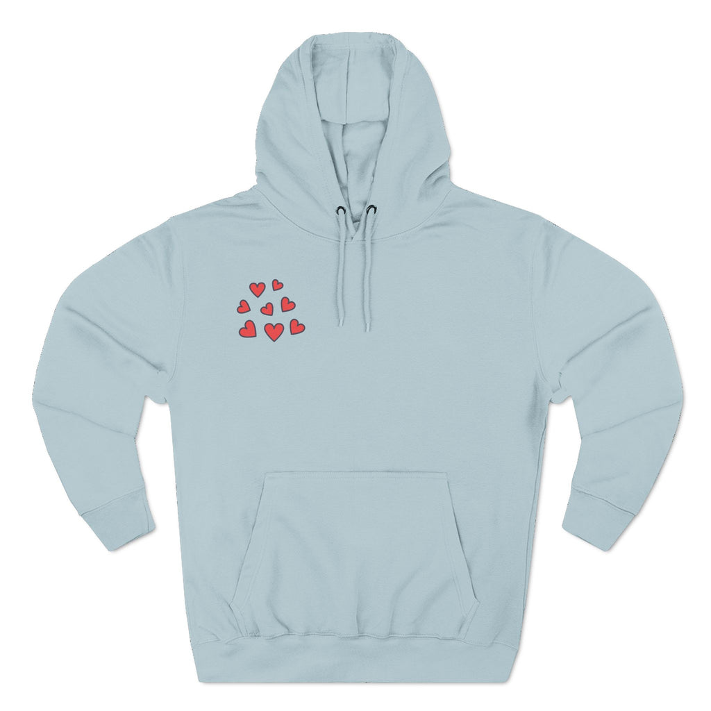 Heart Tic Tac Toe Hoodie | Red Hearts Valentine Game design